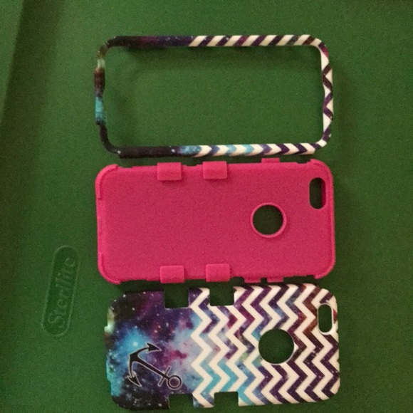 iPhone 7 phone case. Bright color and anchor - Picture 2 of 5